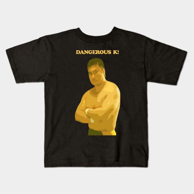 Toshiaki Kawada, Dangerous K! Kids T-Shirt by MaxMarvelousProductions